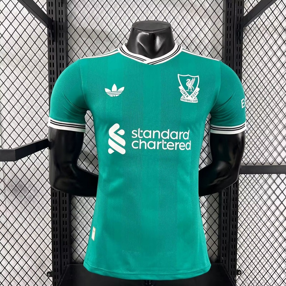 AAA Quality Liverpool 25/26 Third Green Soccer Jersey(Player)